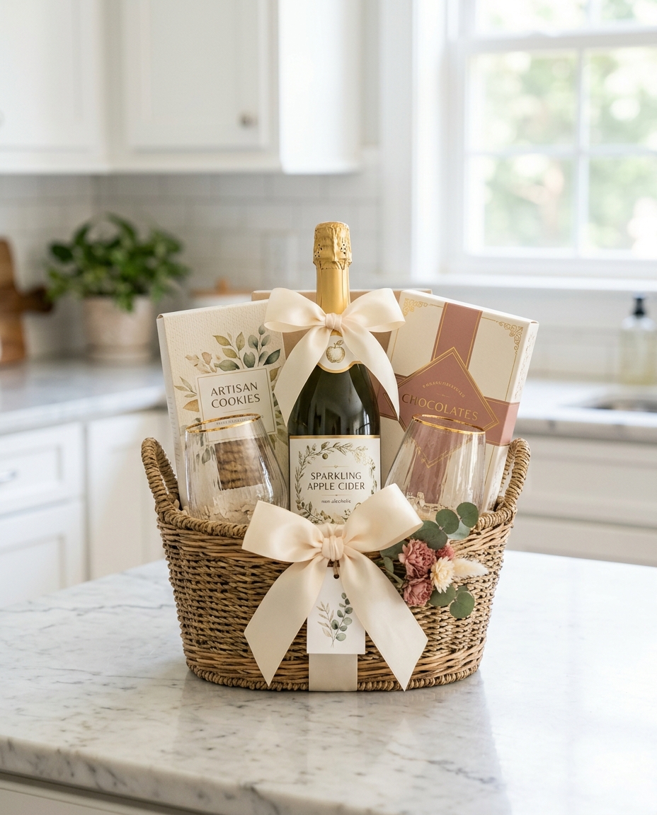 Something to Celebrate — gift basket by Kindly Gathered Gifts