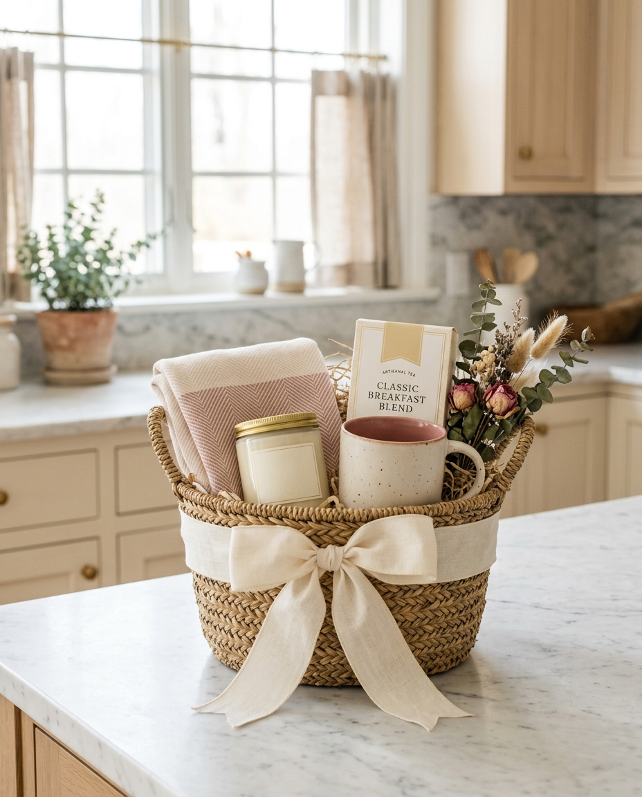 A Warm Welcome — gift basket by Kindly Gathered Gifts